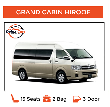 grand cabin hiroof car for rent
