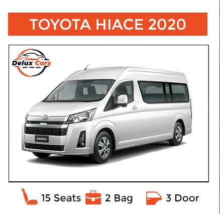 toyota hiace car for rent